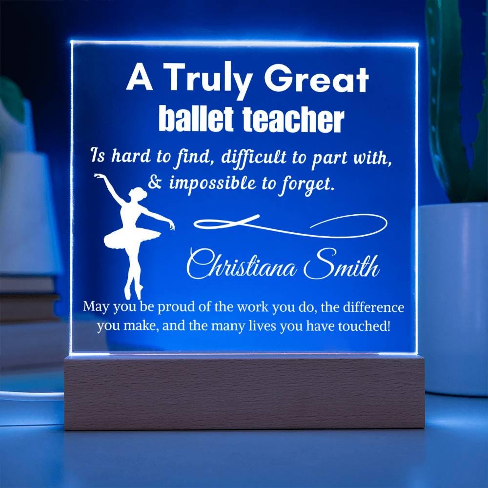 Personalized Ballet Teacher Gift – Christmas Gift – view 3