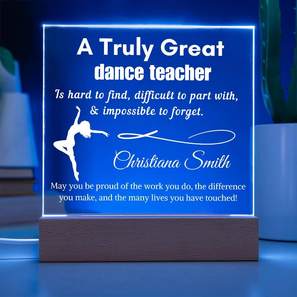 Personalized Dance Teacher Gift – Christmas Gift – view 3