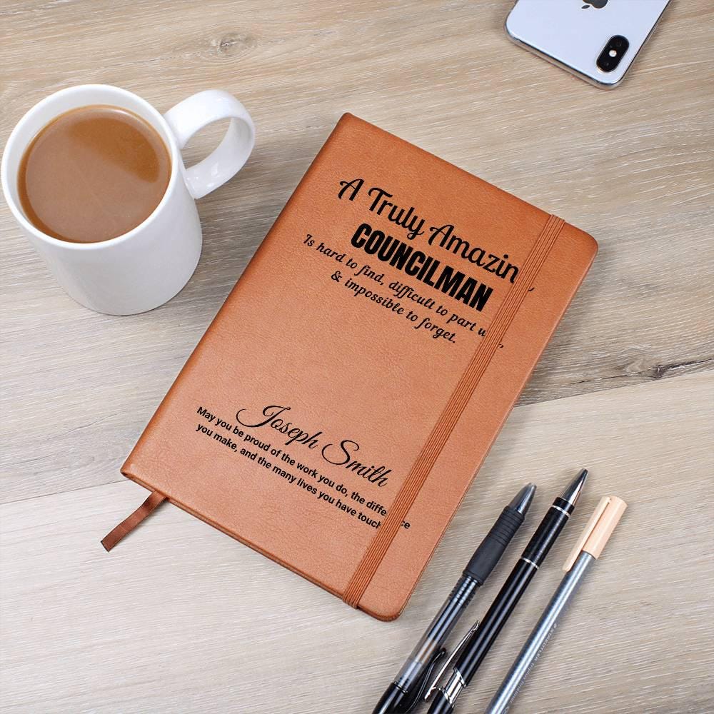 Personalized Councilman Journal – Gift for City Council Member – view 10