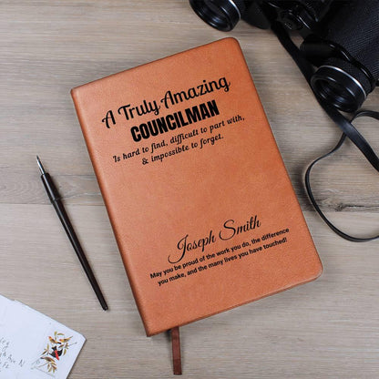 Personalized Councilman Journal – Gift for City Council Member – view 2