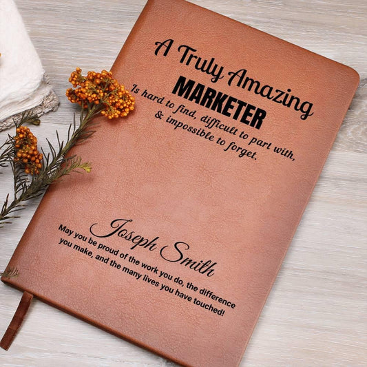 Personalized Marketer Journal – Gift for Marketing Professional