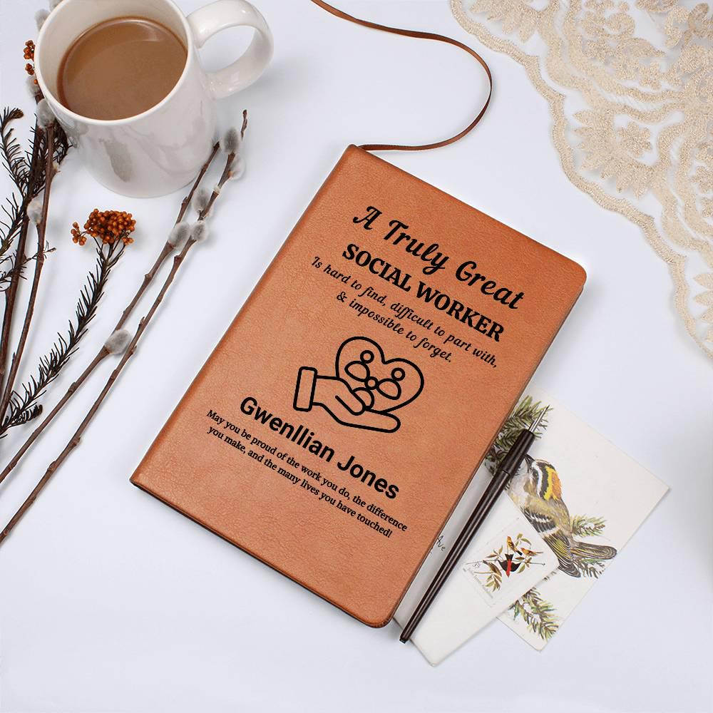 Personalized Social Worker Journal – Social Work Gifts – view 10