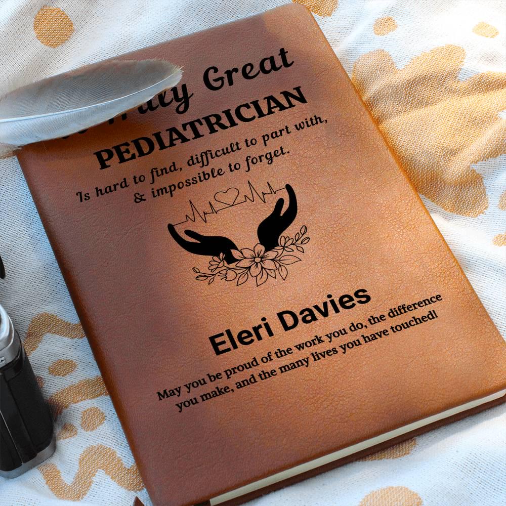 Personalized Pediatrician Journal – Baby Doctor Gift – view 6