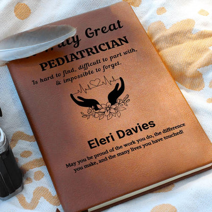 Personalized Pediatrician Journal – Baby Doctor Gift – view 6