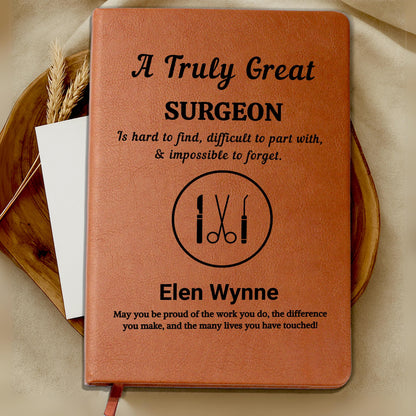 Surgeon Gift Personalized Journal – Oral & Plastic Surgeon Gift – view 8