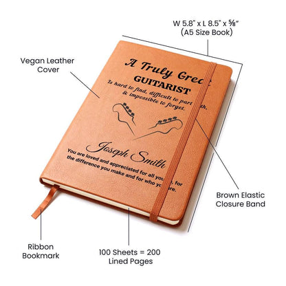 Personalized Guitarist Gift – Gift for for Guitar Player Vegan – view 5