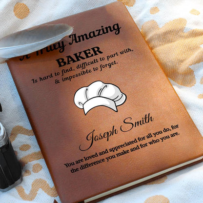 Personalized Baker Gift Journal – Appreciation Gift – view 6