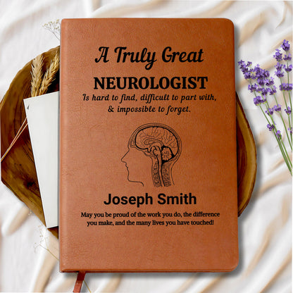 Neurologist Personalized Journal – Brain Doctor Gift – view 8