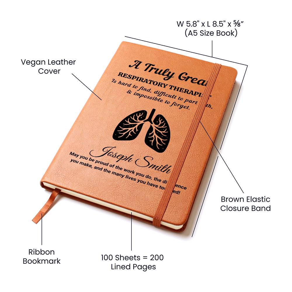 Respiratory Therapist Gift Personalized Journal – Christmas Gift – view 3