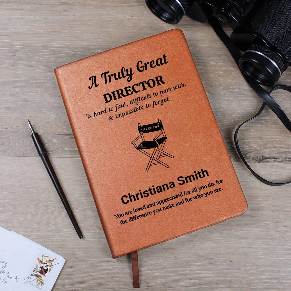 Film Director Personalized Journal – Gift for Filmmakers – Birthday – view 6