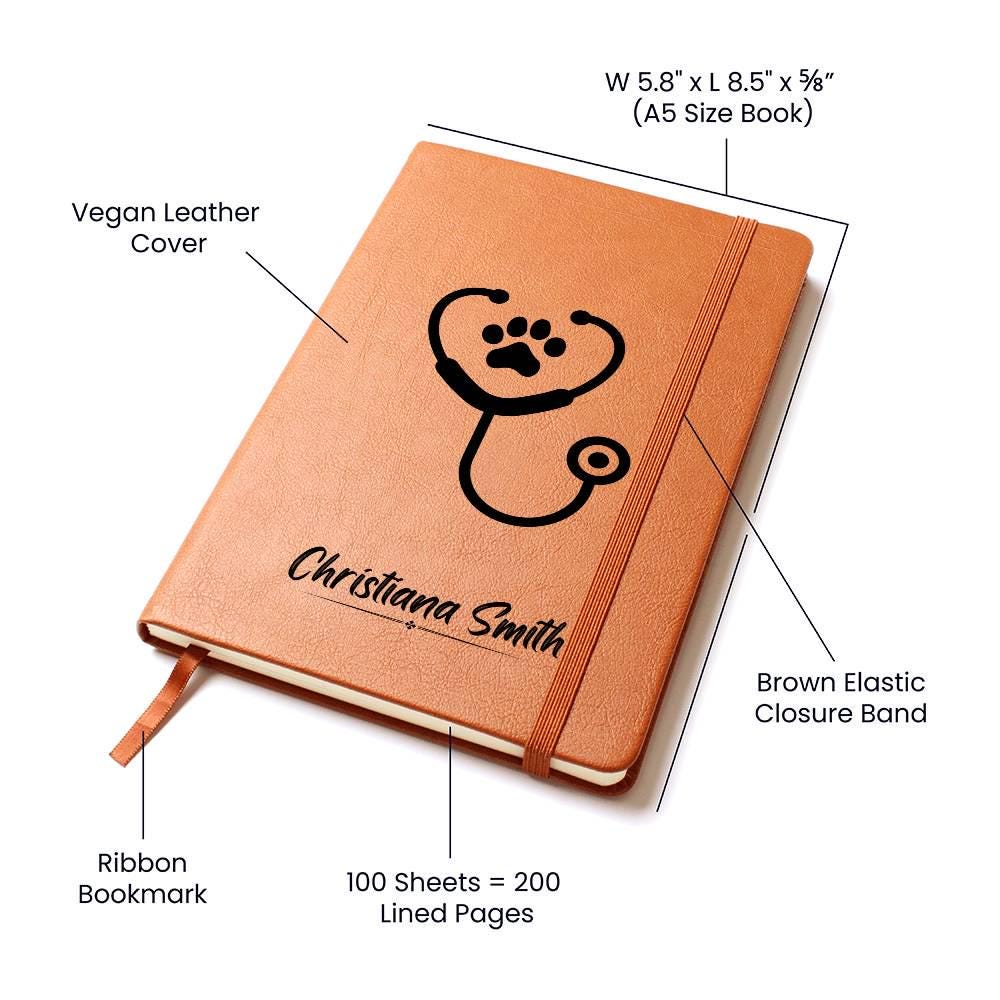 Veterinarian Doctor Journal - Personalized Veterinary Gift – Vet Notes – view 5