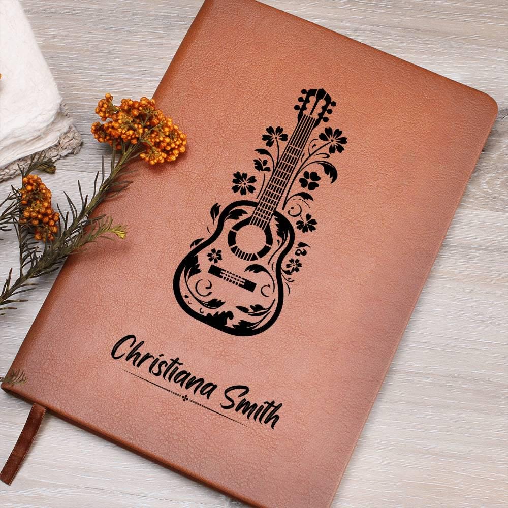 Floral Guitar Personalized Journal - Player Guitar Songwriting – view 10