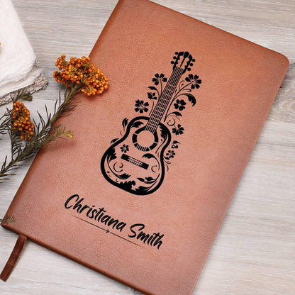 Floral Guitar Personalized Journal - Player Guitar Songwriting – view 10