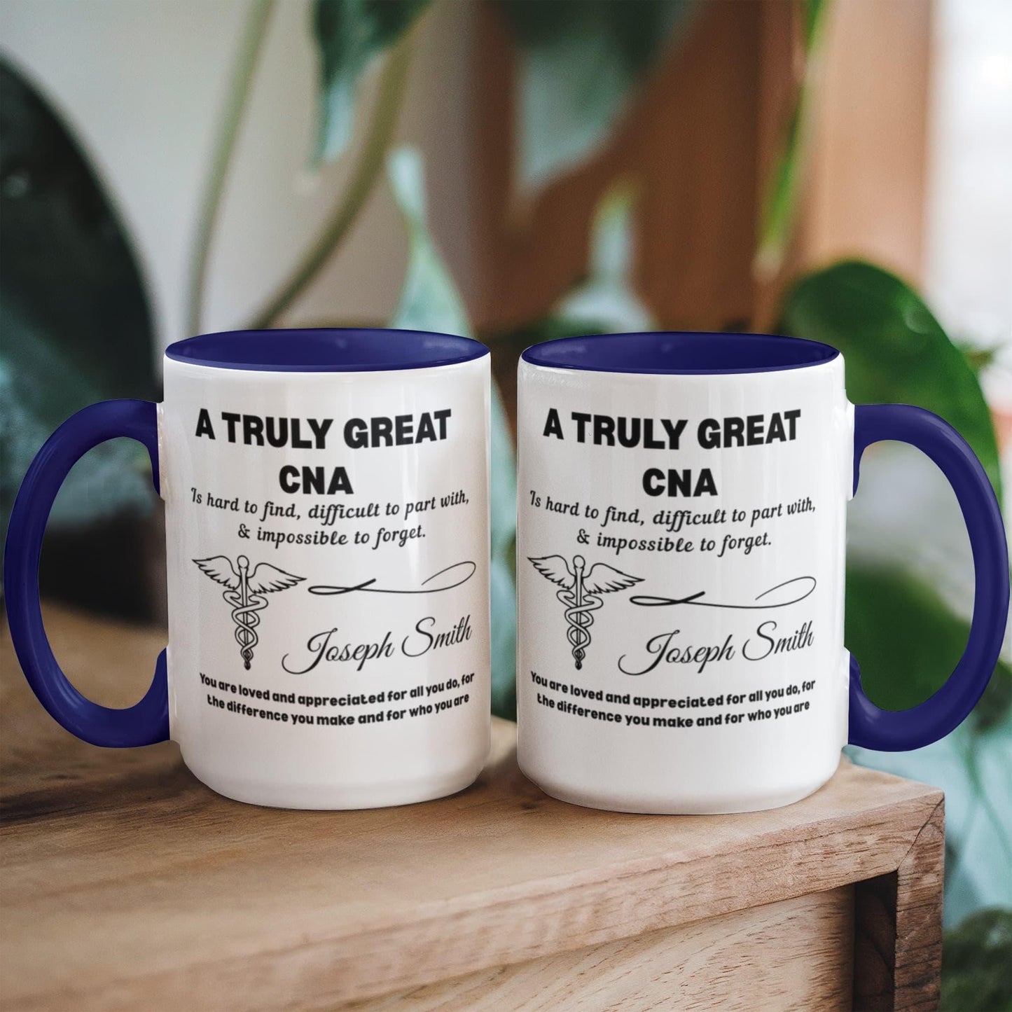 Personalized CNA Mug – CNA Appreciation or Graduation Gift – view 3