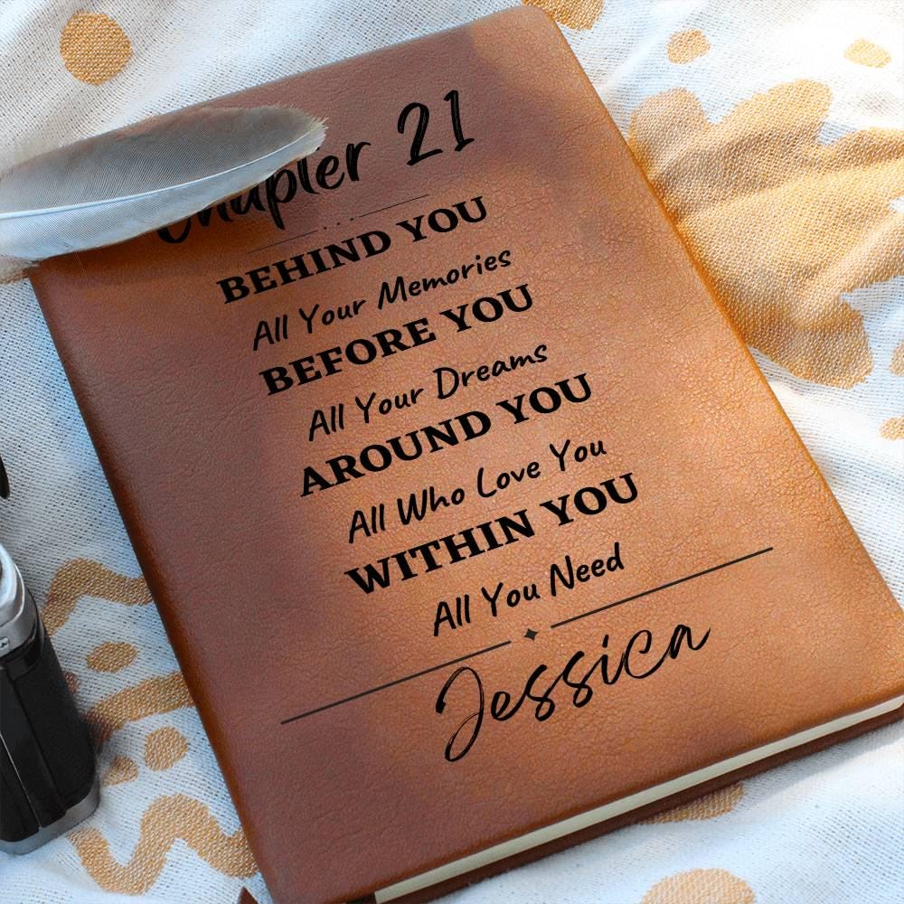Chapter 21 Personalized Journal – Custom Birthday Gift for Son – view 8