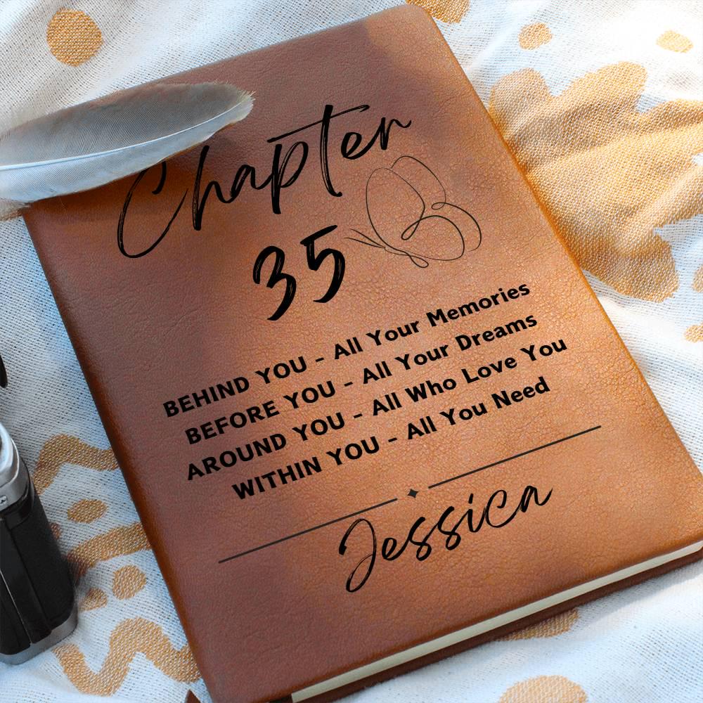 Chapter 35 Personalized Journal – Birthday gift for Women – view 7