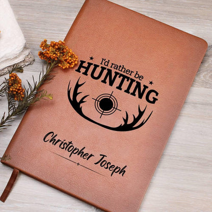I'd Rather be Hunting Personalized Journal - Hunting Log Book – view 9