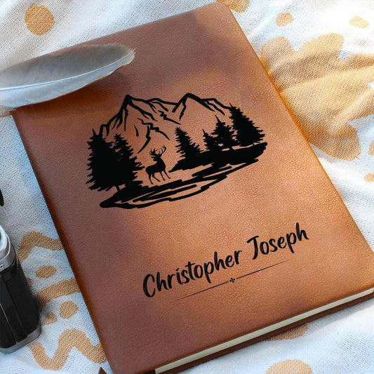 Hunting Personalized Leather Journal - Hunting Log Book – Dad Hunting