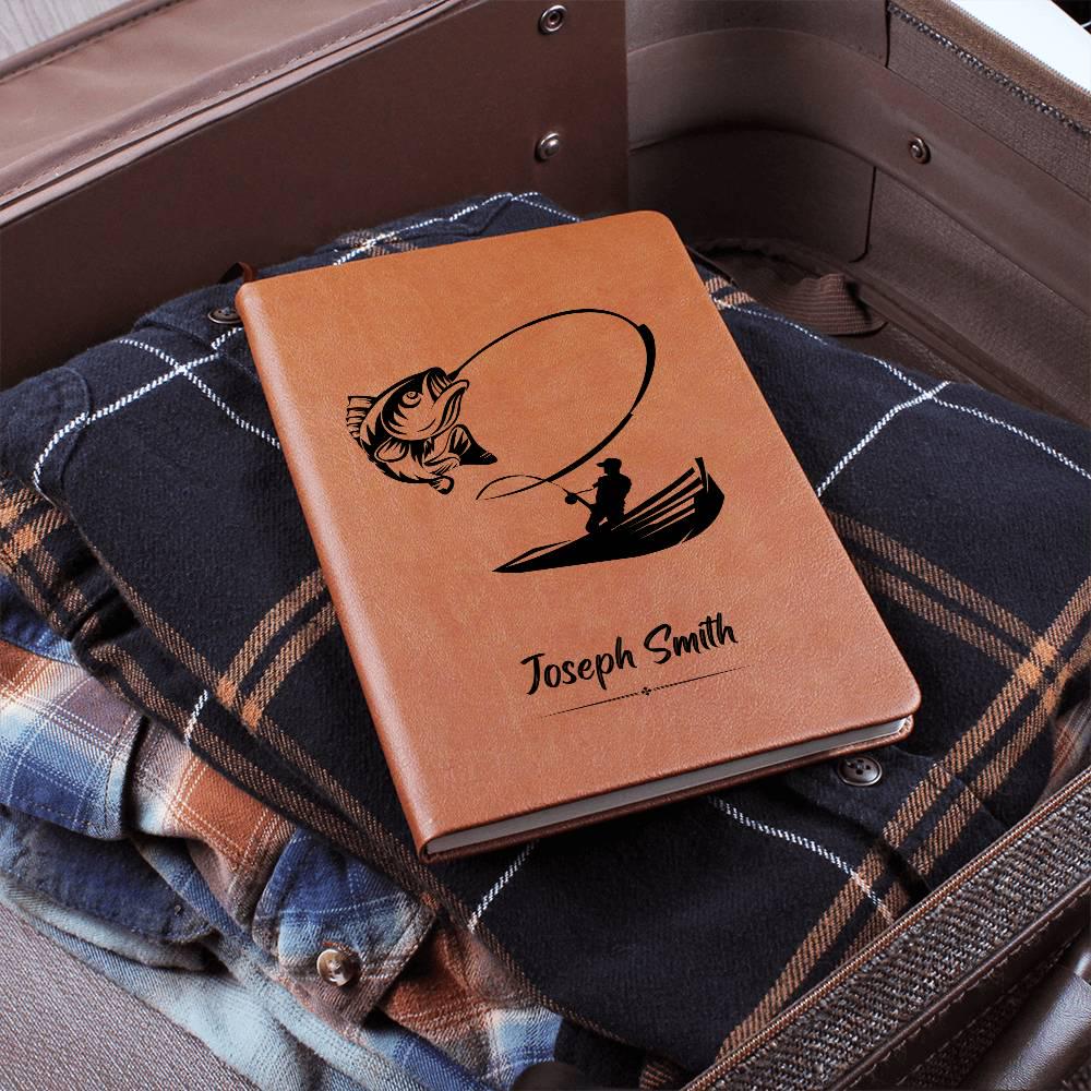Fishing Log Book – Personalized Leather Fishing Journal – view 8