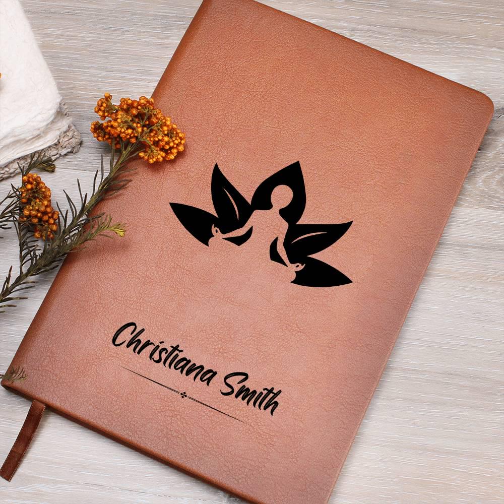 Personalized Leather Yoga Journal – Yoga Instructor Gift – Yogini – view 9