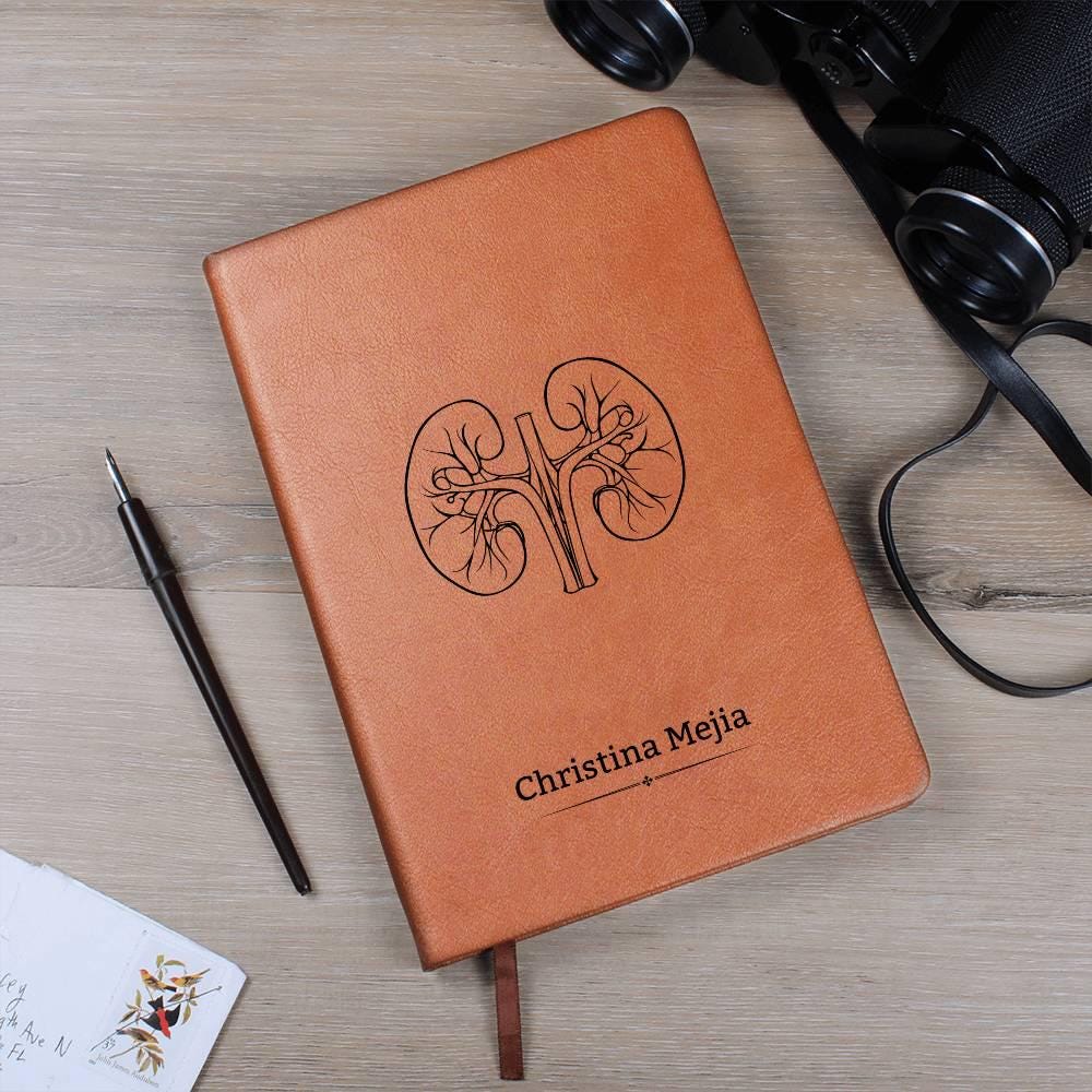 Personalized Nephrologist Journal – Custom Leather Journal Gift – view 10