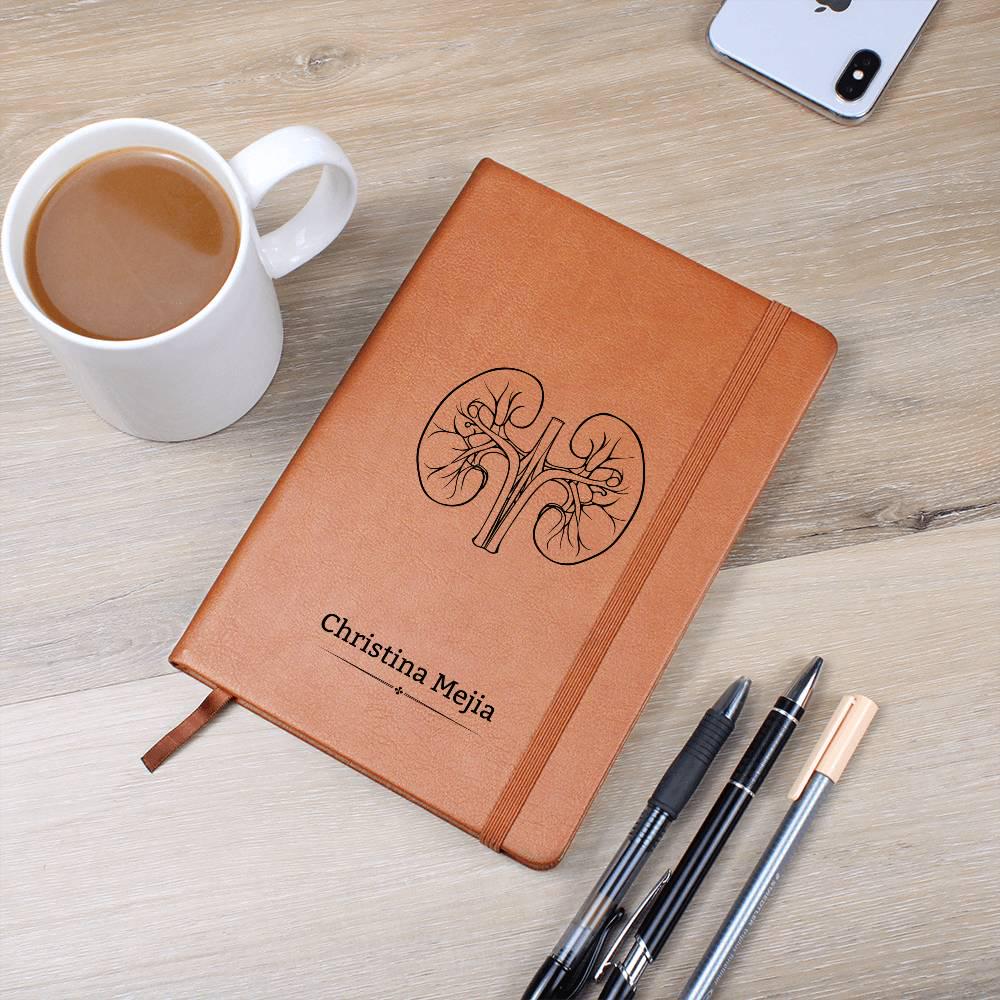 Personalized Nephrologist Journal – Custom Leather Journal Gift – view 7