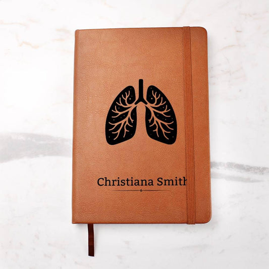 Personalized Respiratory Therapist Journal – Custom RT Notebook Gift – view 2