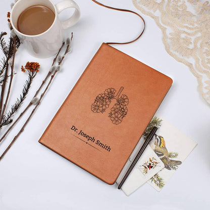 Personalized Pulmonologist Journal – Custom Respiratory Notebook Gift – view 10