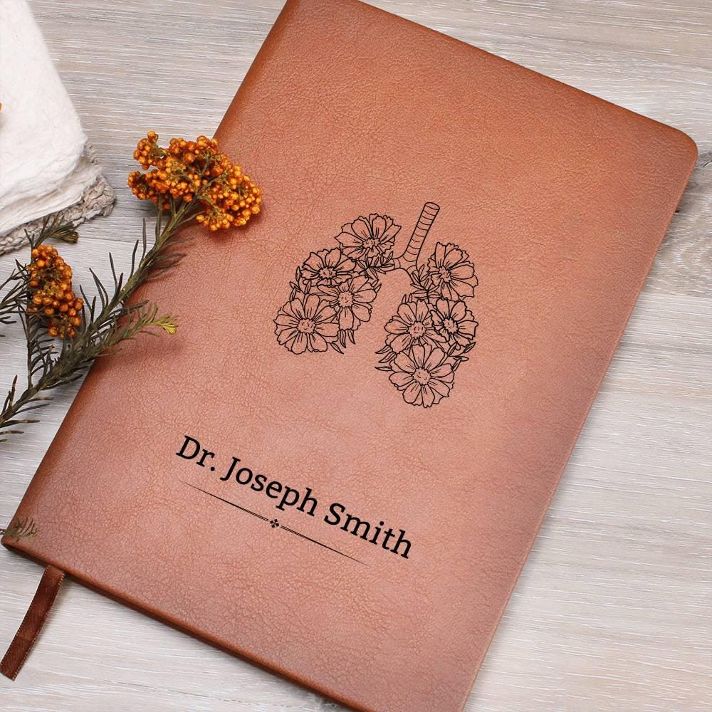 Personalized Pulmonologist Journal – Custom Respiratory Notebook Gift – view 5