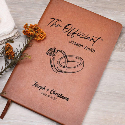 The Officiant Personalized Book – Pastor Gift weeding Day – view 2