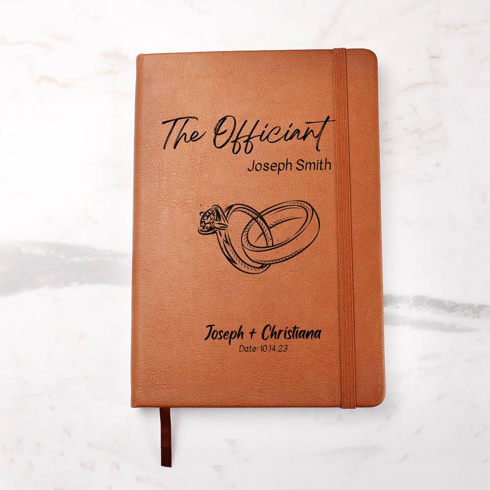The Officiant Personalized Book – Pastor Gift weeding Day – view 6