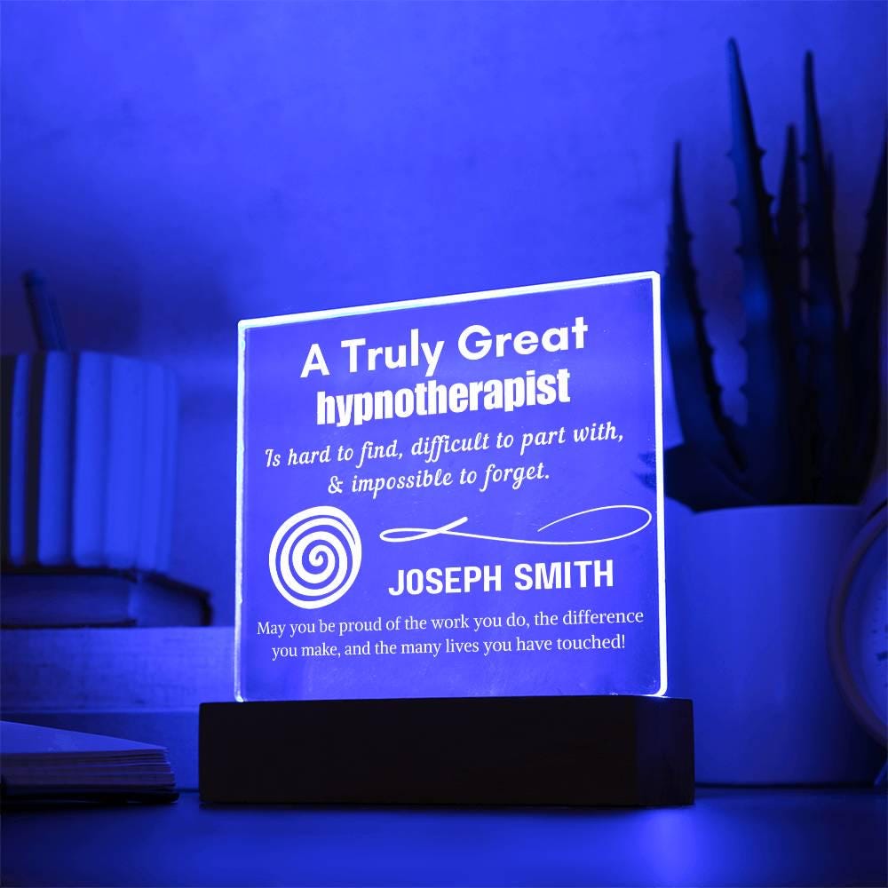 Personalized Hypnotherapist Sign – Custom Gift for Hypnotherapy – view 8