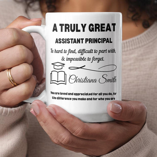Assistant Principal Personalized Color Accent Mug – Promotion Gift