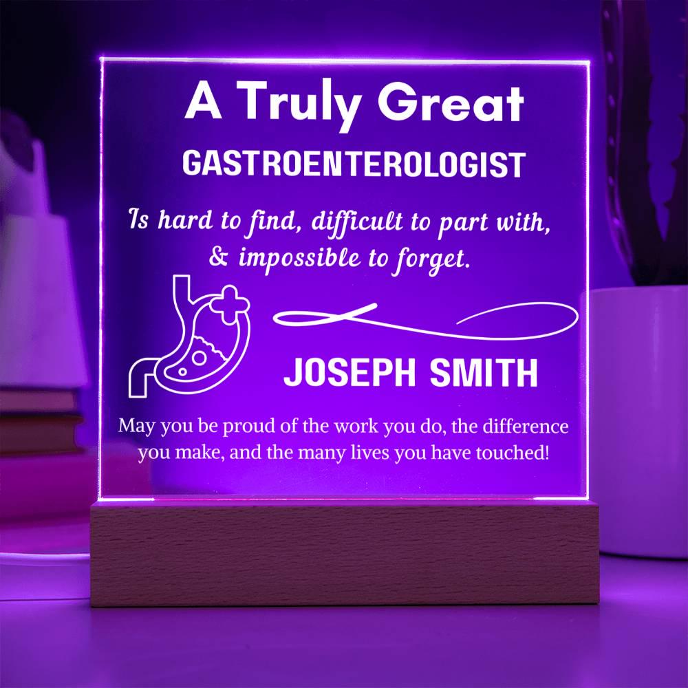 Personalized Gastroenterologist Gift Acrylic Sign – GI Doctor Gift – view 8