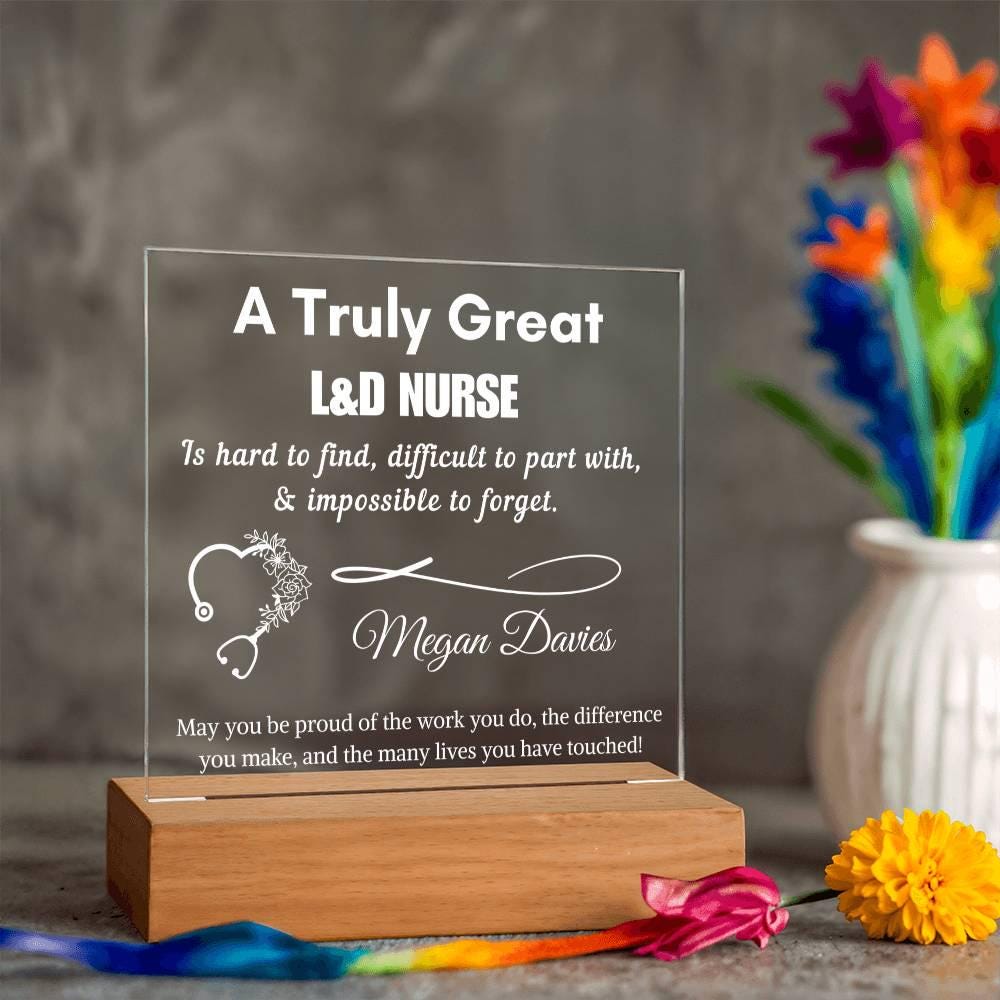 Personalized Labor and Delivery Nurse Gift – L&D RN Appreciation – view 7