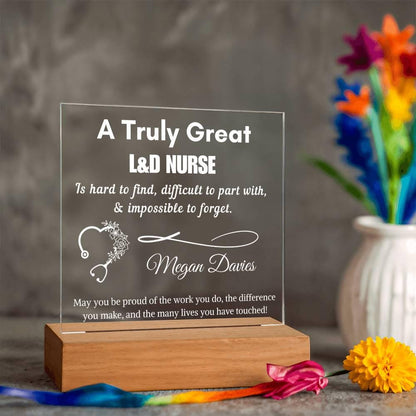 Personalized Labor and Delivery Nurse Gift – L&D RN Appreciation – view 7