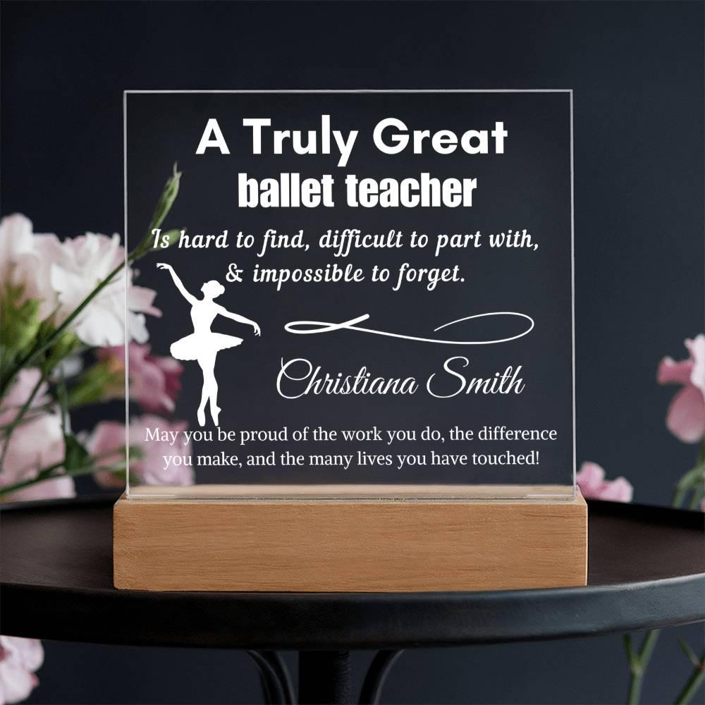 Personalized Ballet Teacher Gift – Christmas Gift – view 2