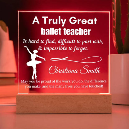 Personalized Ballet Teacher Gift – Christmas Gift – view 5