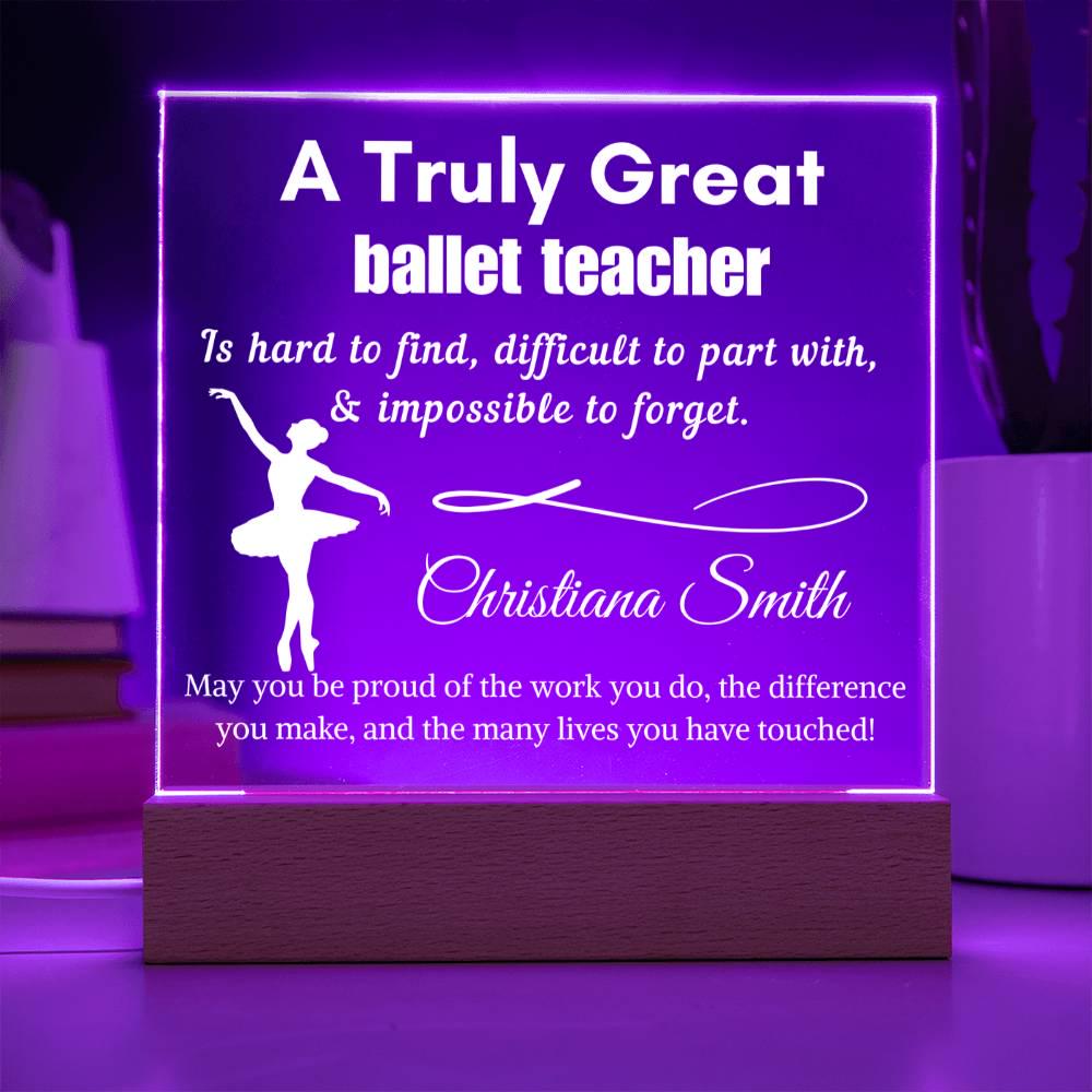 Personalized Ballet Teacher Gift – Christmas Gift – view 4