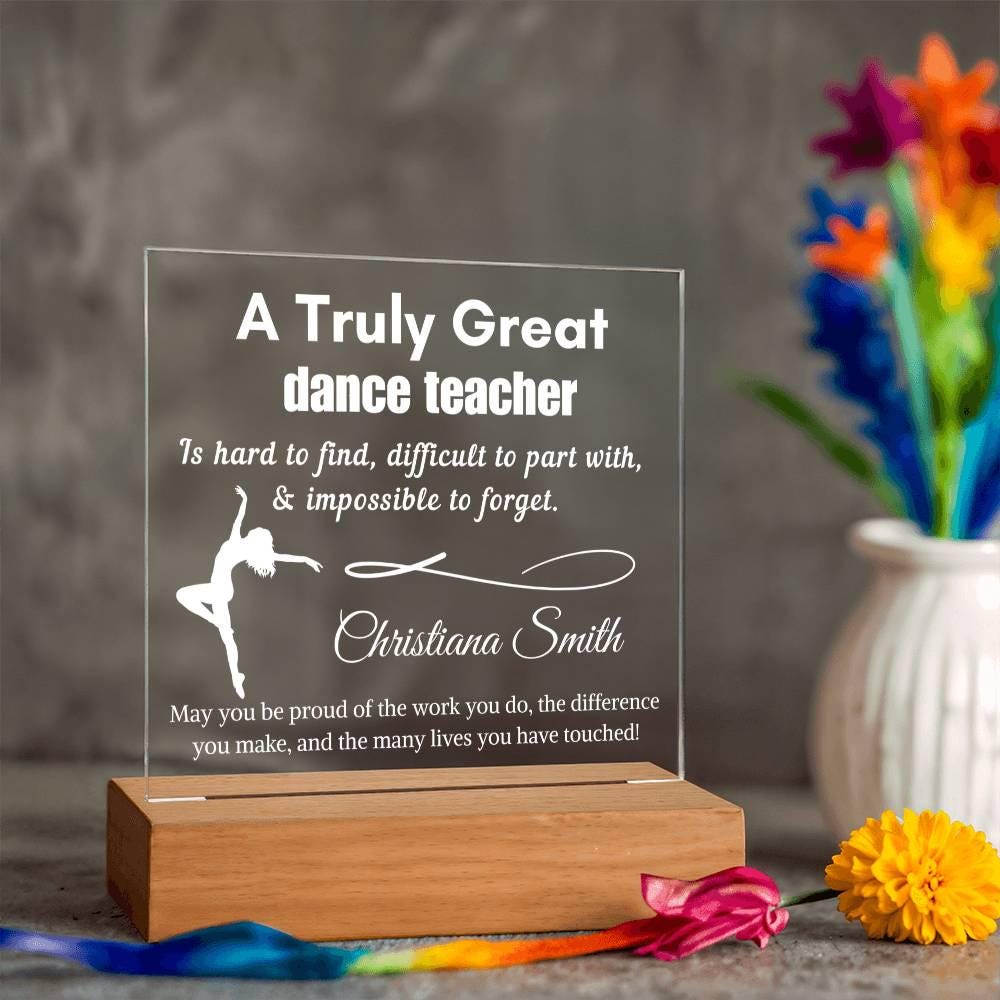 Personalized Dance Teacher Gift – Christmas Gift – view 2