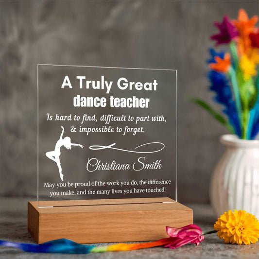 Personalized Dance Teacher Gift – Christmas Gift – view 2