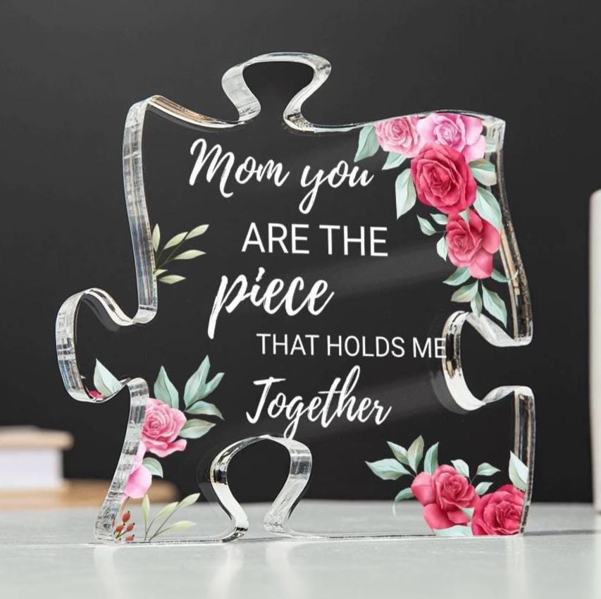 Personalized Mom Gift Acrylic Puzzle – Mothers Day Gift – view 3