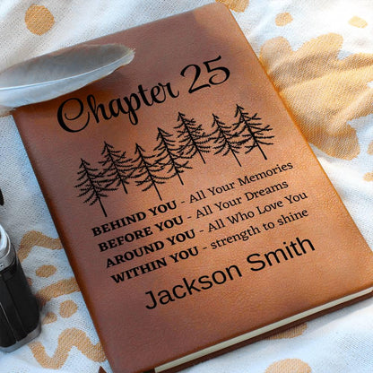 Twenty Fifth Birthday Gift Personalized Journal – Turning 25 Gift – view 8