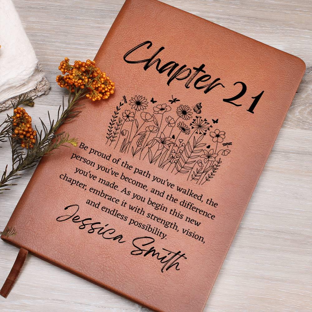 Personalized 21st Birthday Gift – Chapter 21 Journal for Daughter – view 7