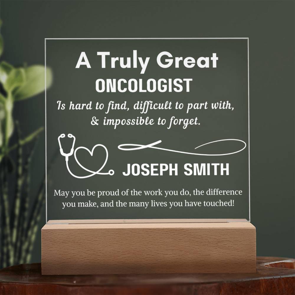 Personalized Oncologist Gift – Appreciation for Cancer Doctor – view 4