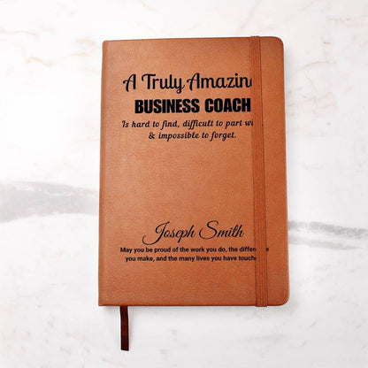 Personalized Business Coach Journal – Coach Appreciation – view 2