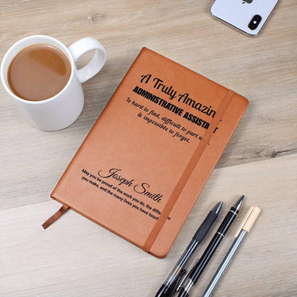 Personalized Administrative Assistant Journal – Gift for Admin – view 5