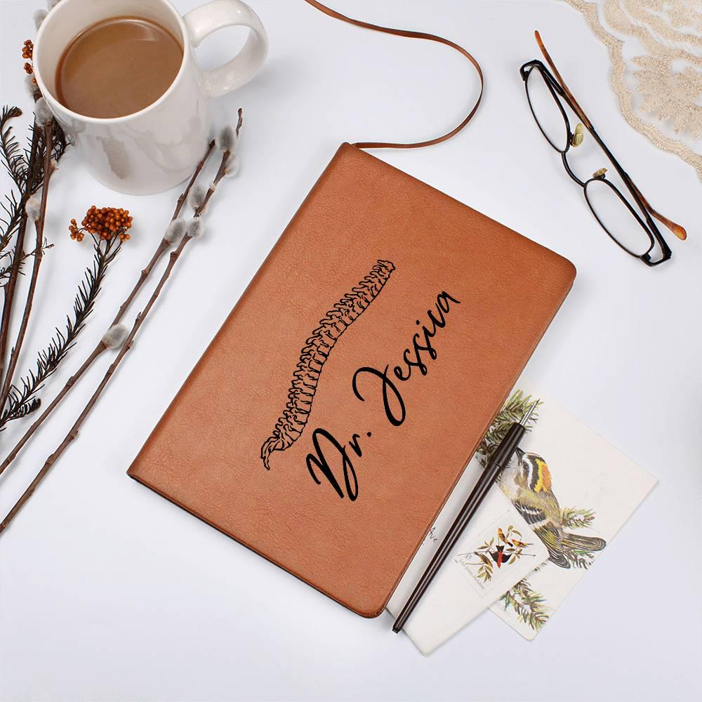 Personalized Chiropractor Leather Journal – Gift for Chiropractor – view 5