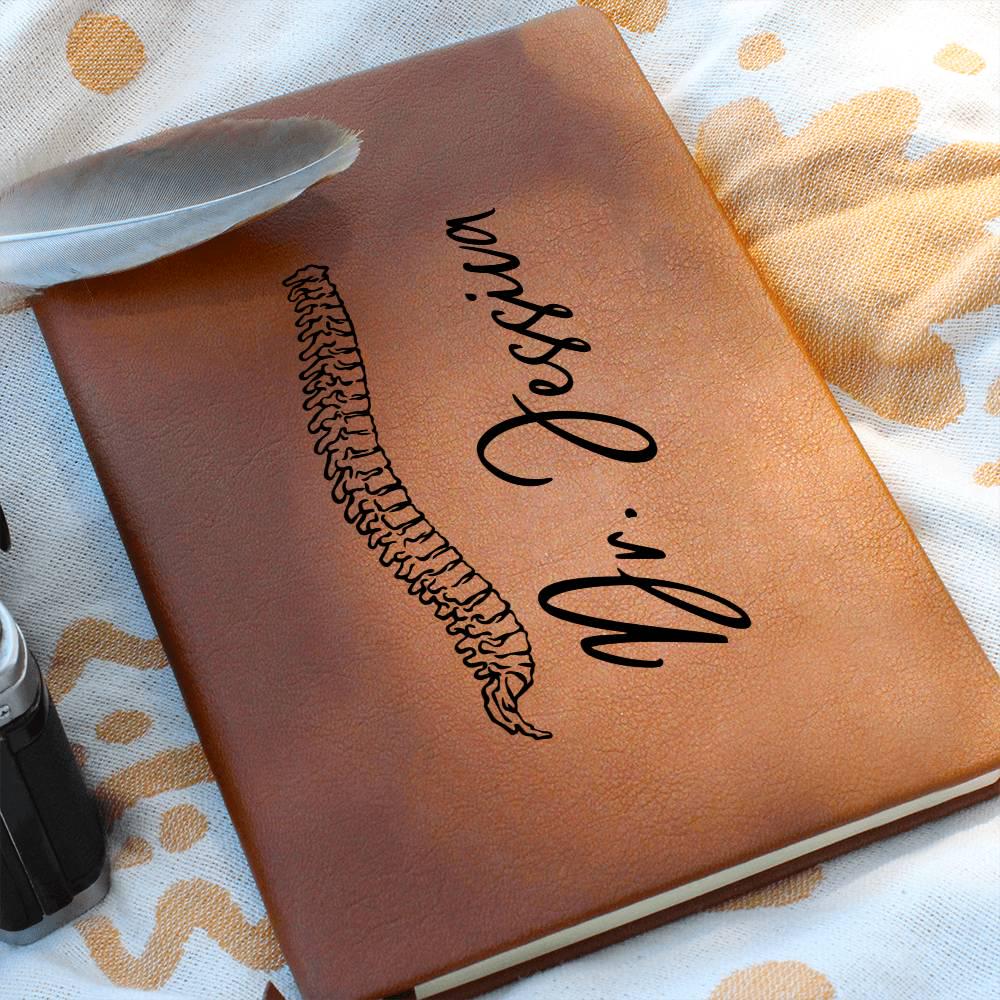 Personalized Chiropractor Leather Journal – Gift for Chiropractor