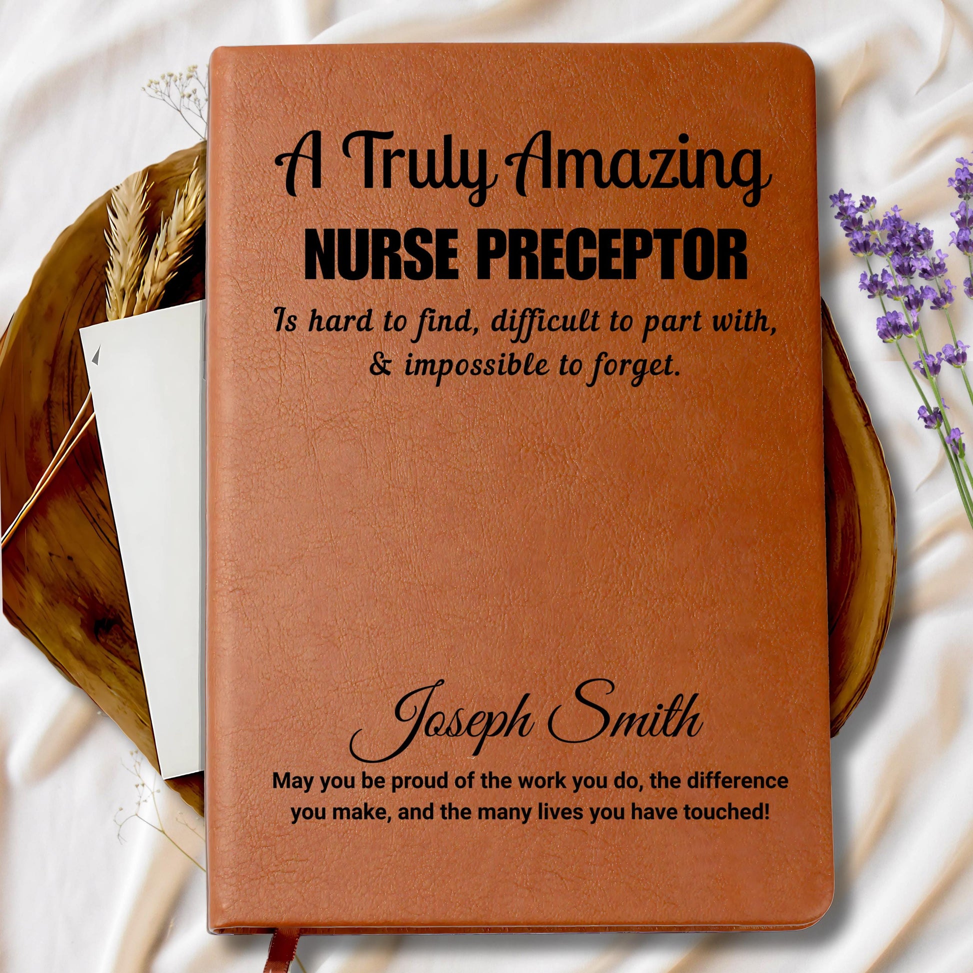 Personalized Nurse Preceptor Journal – Gift for Nursing School – view 9